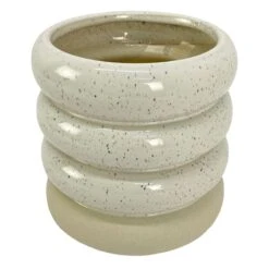 6.25in Speckeled Porcelain Vase