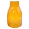 Amber Glass Vase, 9.5" -Best Decoration Store amber glass vase 9.5