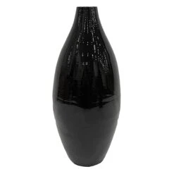 Black Bamboo Vase, 15"