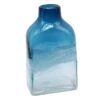 Blue Clear Glass Vase, 11" -Best Decoration Store blue clear glass vase 11