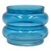 Blue Glass Vase, 4" -Best Decoration Store blue glass vase 4
