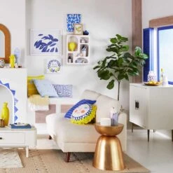 Blue & White Ceramic Vase, 9" 7 Blue & White Ceramic Vase, 9" -Best Decoration Store blue white ceramic vase 9 2