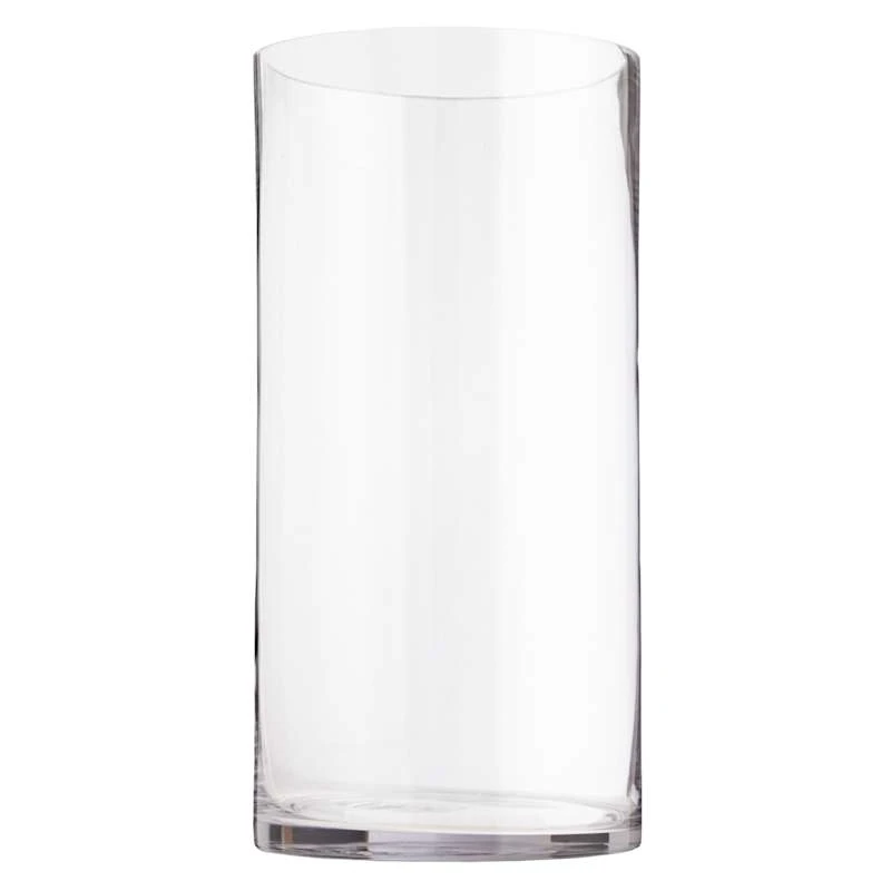 Clear Glass Cylinder Vase, 16" 3 Clear Glass Cylinder Vase, 16"