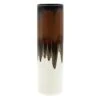 Crosby St White & Brown Ceramic Vase, 14" 2 Crosby St White & Brown Ceramic Vase, 14" -Best Decoration Store crosby st white brown ceramic vase 14