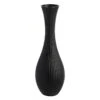 Found & Fable Black Wooden Vase, 18"