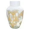 Found & Fable Etched Gingko Leaf Glass Vase, 4.5" -Best Decoration Store found fable etched gingko leaf glass vase 4.5