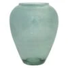 Found & Fable Green Glass Vase, 10"