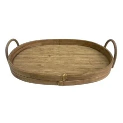 Found & Fable Natural Wood Tray, 15"