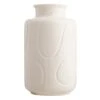 Found & Fable White Ceramic Vase, 9" -Best Decoration Store found fable white ceramic vase 9