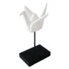 Found & Fable White Origami Design Figurine, 10" -Best Decoration Store found fable white origami design figurine 10