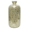 Gold Mosaic Vase, 18"