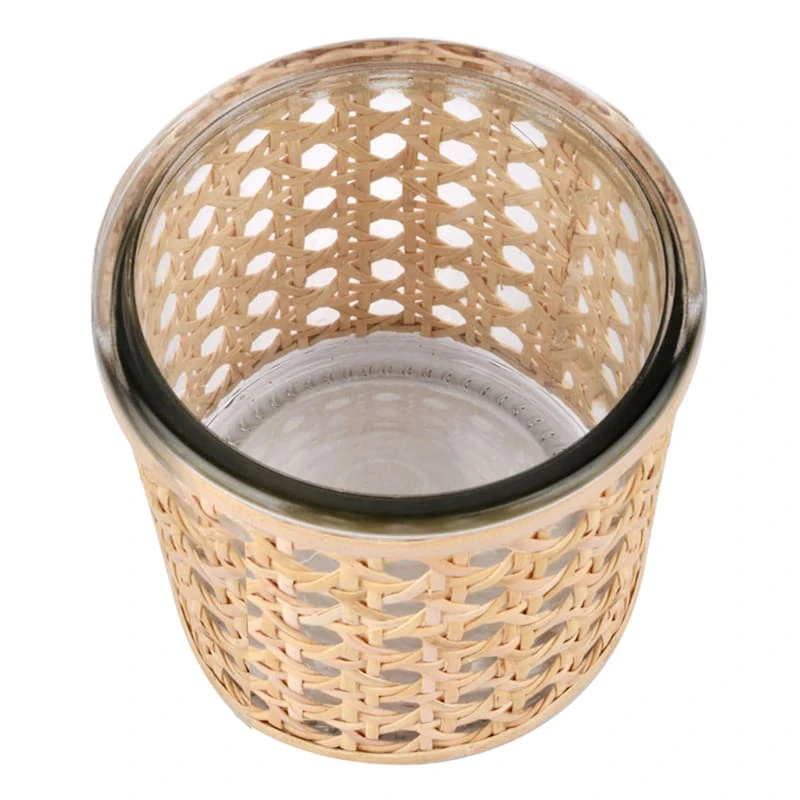 Grace Mitchell Cane Wrapped Glass Vase, 4" 5 Grace Mitchell Cane Wrapped Glass Vase, 4" - Image 3