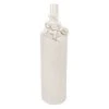 Grace Mitchell Floral White Ceramic Bottle Vase, 15"