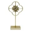 Grace Mitchell Gold Metal Quatrefoil Stand, 16" -Best Decoration Store grace mitchell gold metal quatrefoil stand 16