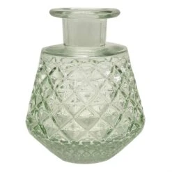 Grace Mitchell Green Glass Vase, 5"