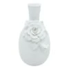 Grace Mitchell White Ceramic Vase, 9"