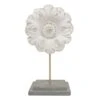 Grace Mitchell White Floral Figurine, 10" -Best Decoration Store grace mitchell white floral figurine 10