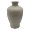 Grey Ceramic Vase, 8.5" 1 Grey Ceramic Vase, 8.5" -Best Decoration Store grey ceramic vase 8.5