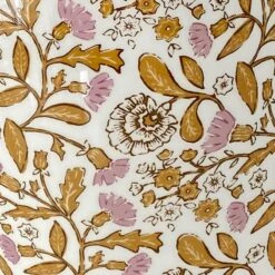 Honeybloom Pink & White Floral Design Vase, 10" -Best Decoration Store honeybloom pink white floral design vase 10 1