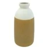 Honeybloom White Terracotta Vase, 7" 1 Honeybloom White Terracotta Vase, 7" -Best Decoration Store honeybloom white terracotta vase 7