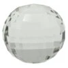 Laila Ali Clear Glass Geo Crystal Ball Decor, 4" -Best Decoration Store laila ali clear glass geo crystal ball decor 4