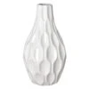 Laila Ali Katherine White Vase, 12" -Best Decoration Store laila ali katherine white vase 12