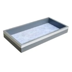 Best Decoration Store 7 Laila Ali Metallic Decal Decorative Tray, 12x6