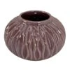 Laila Ali Purple Ceramic Vase, 6.5" -Best Decoration Store laila ali purple ceramic vase 6.5