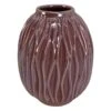 Laila Ali Purple Ceramic Vase, 8" -Best Decoration Store laila ali purple ceramic vase 8