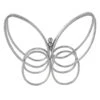 Laila Ali Silver Metal Butterfly Decor, 9" -Best Decoration Store laila ali silver metal butterfly decor 9