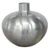 Laila Ali Silver Round Metal Vase, 5" 2 Laila Ali Silver Round Metal Vase, 5" -Best Decoration Store laila ali silver round metal vase 5