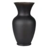 Matte Black Glass Vase, 11" 1 Matte Black Glass Vase, 11" -Best Decoration Store matte black glass vase 11