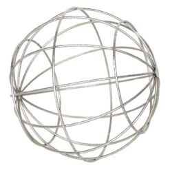 Metal Wire Ball Decor, 8"