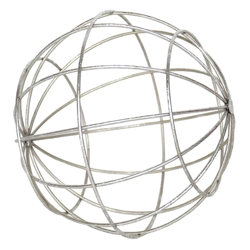 Metal Wire Ball Decor, 8" 3 Metal Wire Ball Decor, 8"