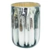 Metallic Hurricane Mercury Glass Vase, 6"