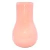 Opaque Pink Glass Vase, 7.5"