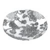 Providence Black & White Floral Bowl, 16" 1 Providence Black & White Floral Bowl, 16" -Best Decoration Store providence black white floral bowl 16
