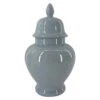 Providence Blue Ceramic Ginger Jar, 12" 2 Providence Blue Ceramic Ginger Jar, 12" -Best Decoration Store providence blue ceramic ginger jar 12