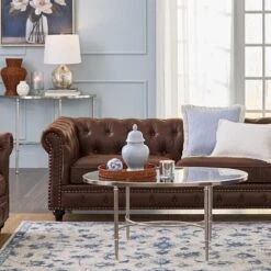 Providence Blue Ceramic Ginger Jar, 12" -Best Decoration Store providence blue ceramic ginger jar 12 2