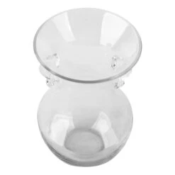 Providence Clear Glass Vase, 9" -Best Decoration Store providence clear glass vase 9 1