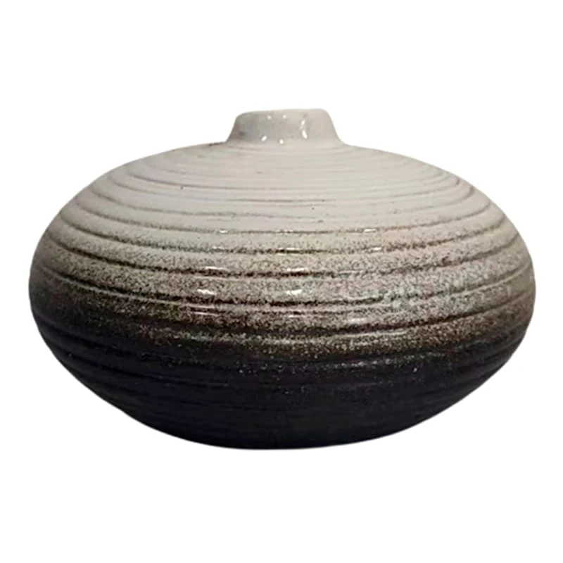 Ribbed Ombre Porcelain Vase, 4" 3 Ribbed Ombre Porcelain Vase, 4"