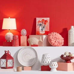 Best Decoration Store -Best Decoration Store round cream tan patterned decorative tray 17 1