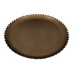 Tracey Boyd Antique Brass Platter, 17"