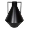 Tracey Boyd Black Metal Vase With Handles, 13" 2 Tracey Boyd Black Metal Vase With Handles, 13" -Best Decoration Store tracey boyd black metal vase with handles 13
