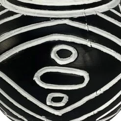 Tracey Boyd Black & White Ceramic Vase, 6" -Best Decoration Store tracey boyd black white ceramic vase 6 1
