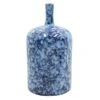 Tracey Boyd Blue Splatter Ceramic Vase, 9.5" -Best Decoration Store tracey boyd blue splatter ceramic vase 9.5
