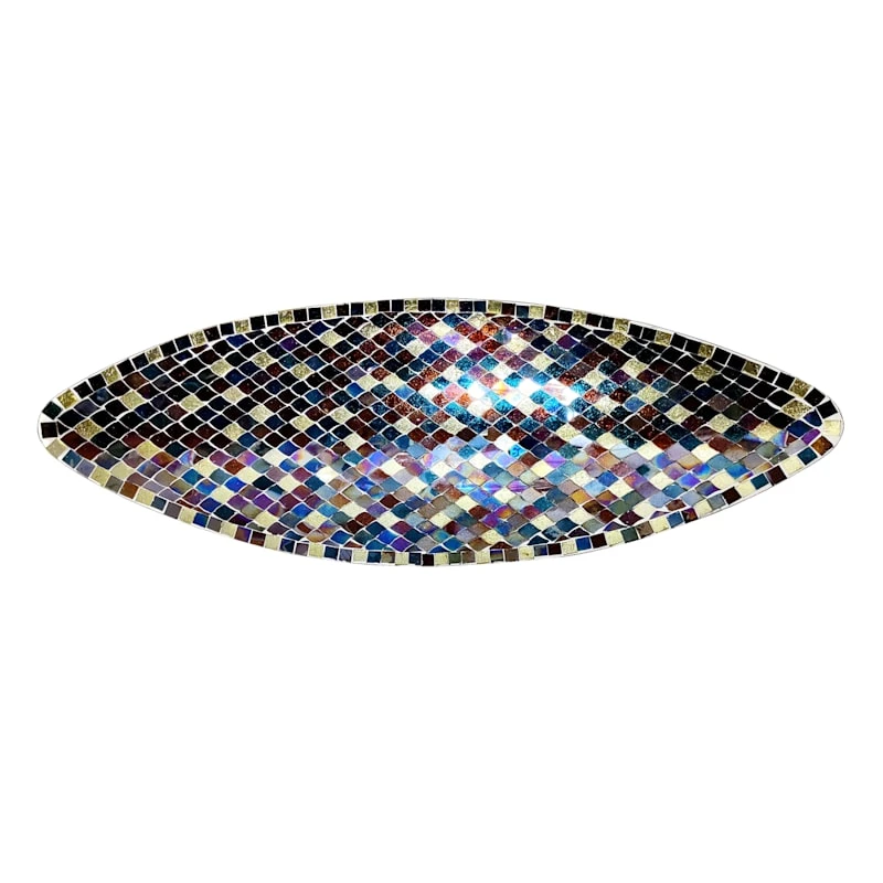 Tracey Boyd Copenhagen Mosaic Boat Tray 4 Tracey Boyd Copenhagen Mosaic Boat Tray - Image 2