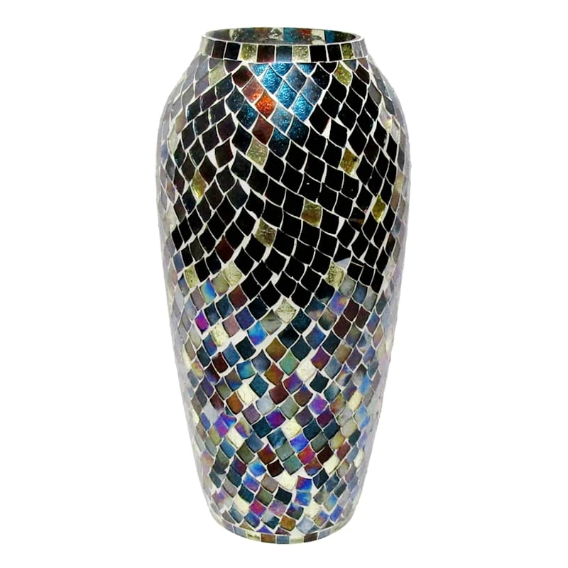 Tracey Boyd Copenhagen Mosaic Vase, 13" 3 Tracey Boyd Copenhagen Mosaic Vase, 13"