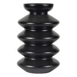 Tracey Boyd Matte Back Tier Glass Vase, 10"