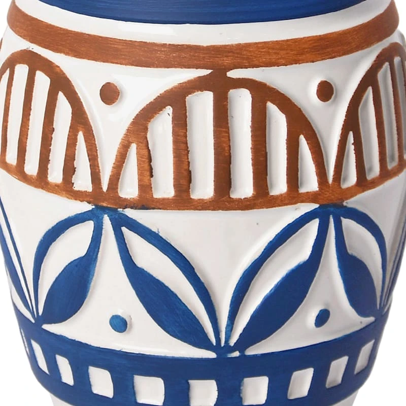 Tracey Boyd Printed Ceramic Vase, 10" 4 Tracey Boyd Printed Ceramic Vase, 10" - Image 2